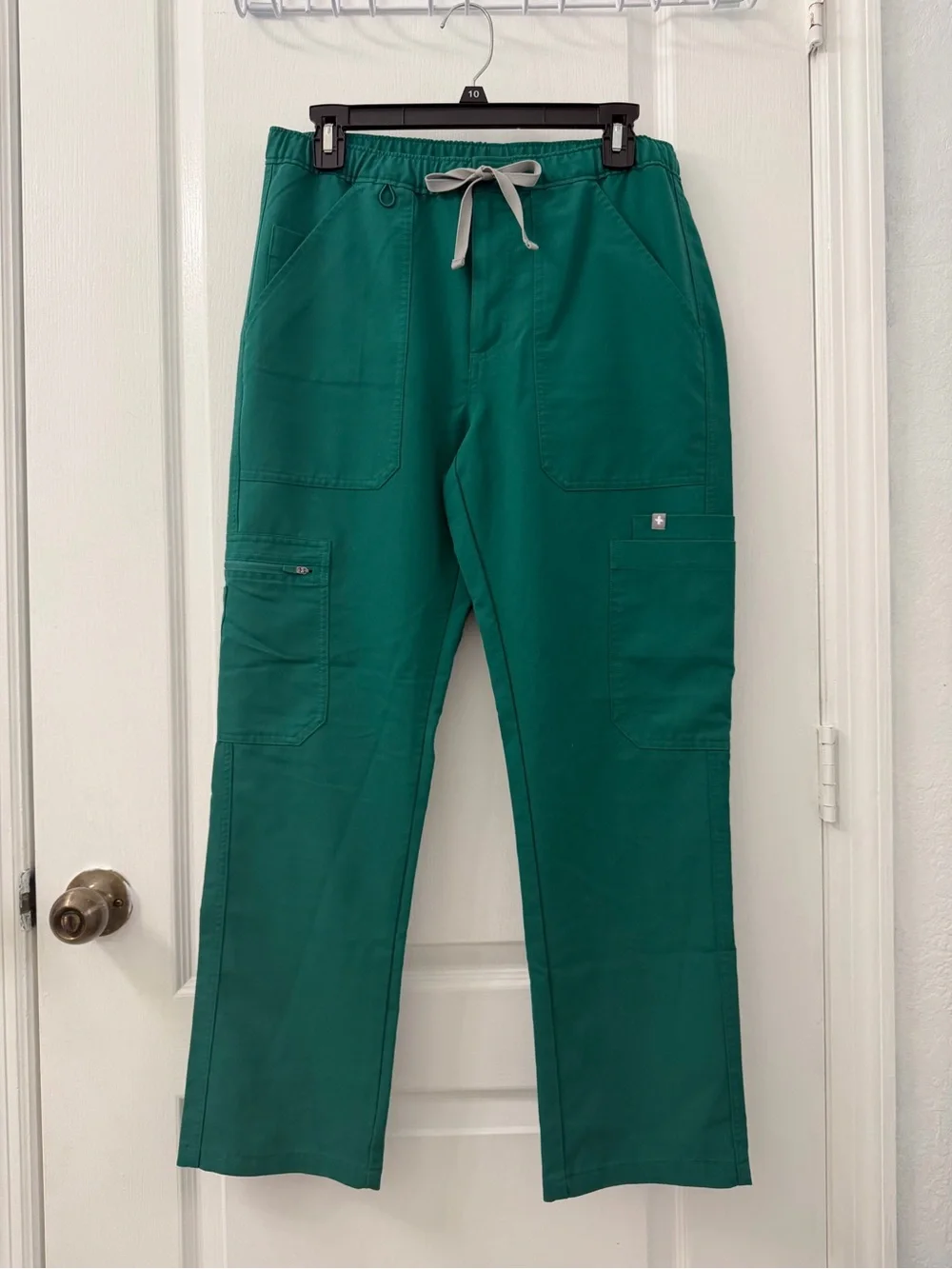 Figs Cairo Straight-Leg Hunter Green Men Scrub Pant (Size S)